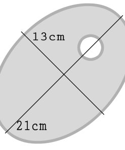 قالب بیضی سوراخدارT-254