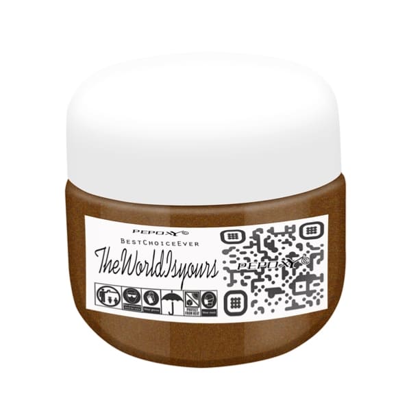 صدفی طاووسی قهوه ای طلایی