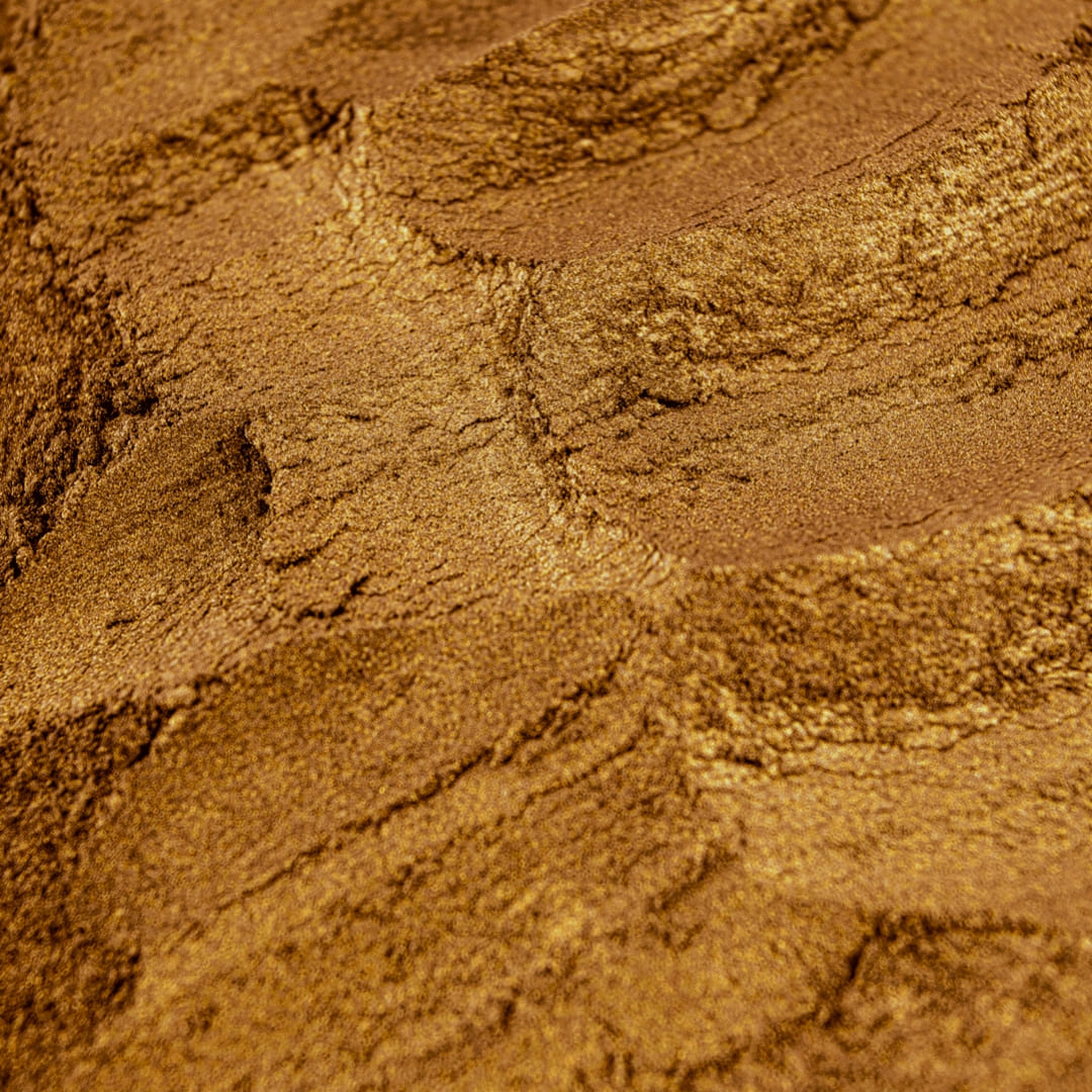 صدفی طاووسی قهوه ای طلایی - Image 3