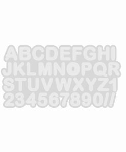 قالب حروف انگلیسی و اعداد