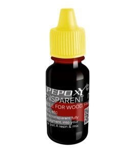 رنگ شفاف قرمز جوهری