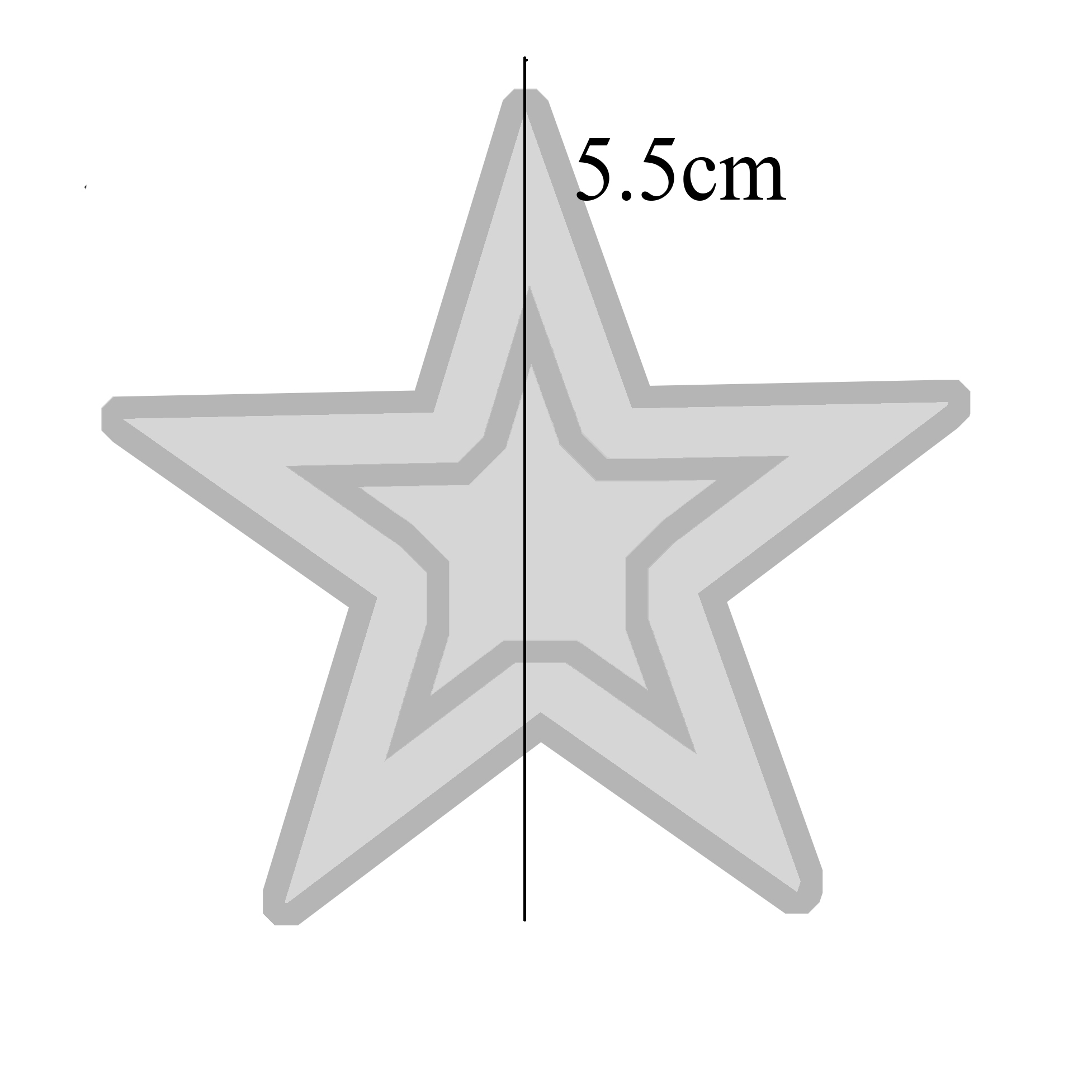 قالب ستاره حاشیه AC-265 - Image 2