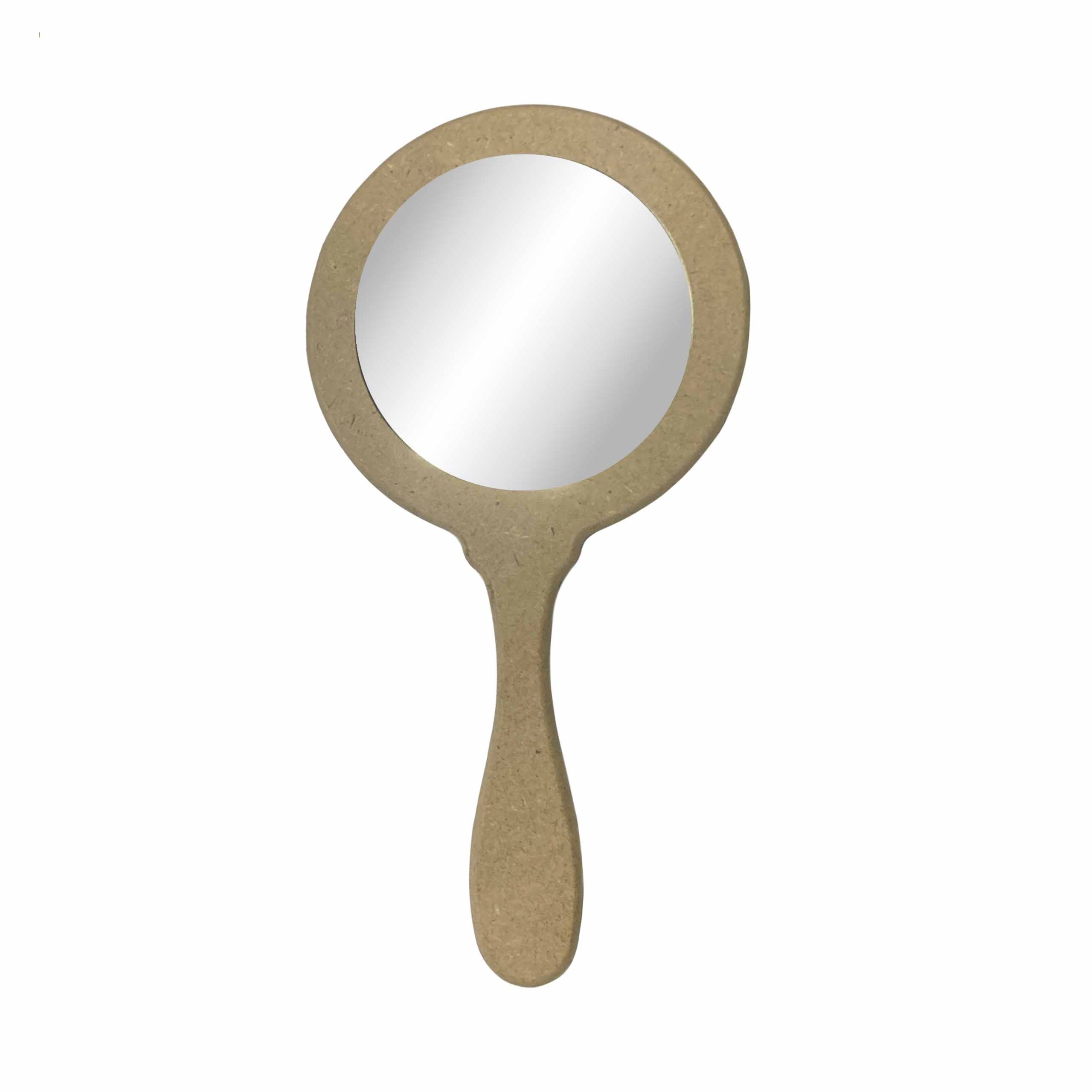 ام دی اف آینه دستی دایره ای