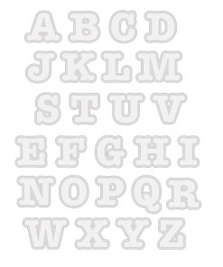 قالب حروف انگلیسی 02