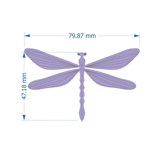 قالب سیلیکونی سنجاقک