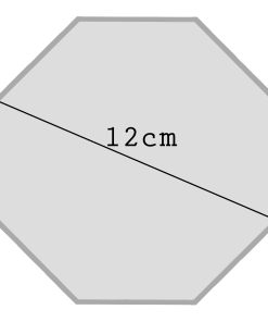 قالب زیرلیوانی هشت ضلعی
