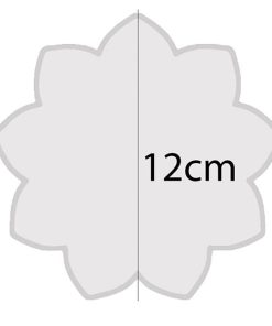 قالب زیرلیوانی طرح گل نیلوفر 1