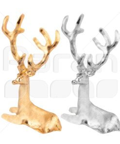 دکور گوزن نشسته فلزی