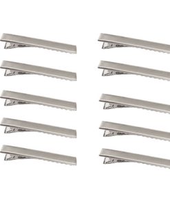 گیره سر انبری ساده نقره ای